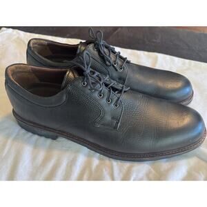 Neil M mens shoes Lace Up Oxfords Mens 15B Black Leather Dress Casual
